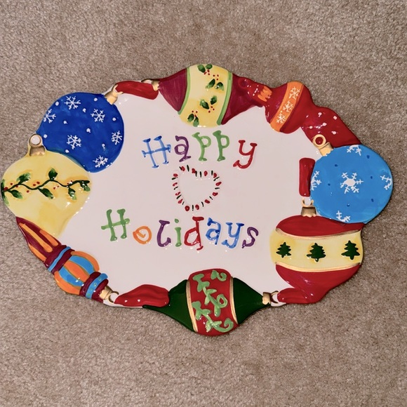 Christmas Plate, NIP - Picture 1 of 7